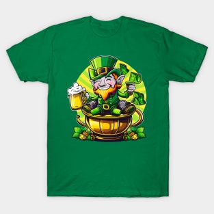 Get Lucky with Gold, Beer, and Leprechauns this St. Patrick's Day T-Shirt